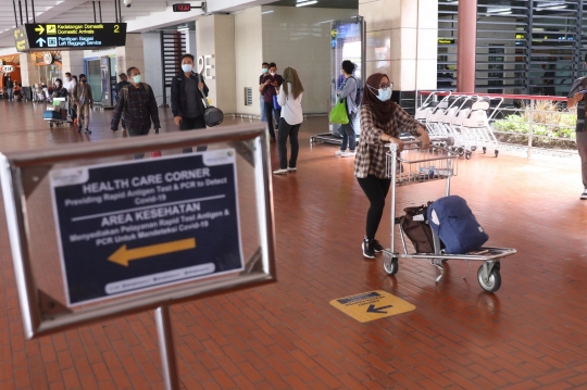 Suasana Bandara Pasca Pelarangan Mudik Dicabut