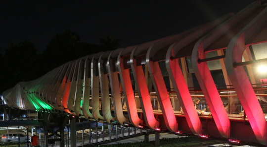 10 JPO di Jakarta Tampilkan Warna Bendera Palestina