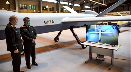 Ini Drone Tempur Terbaru Iran yang Bernama 'Gaza'