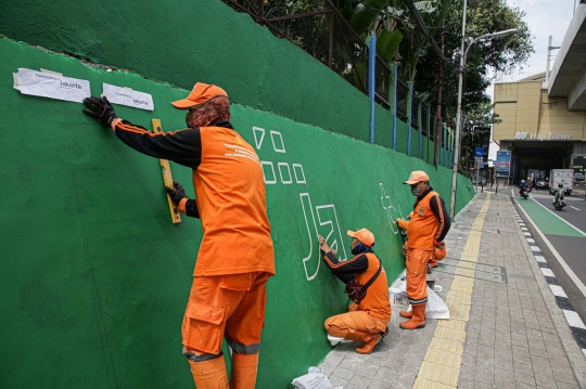 Mural Bertema Jakarta Kolaborasi