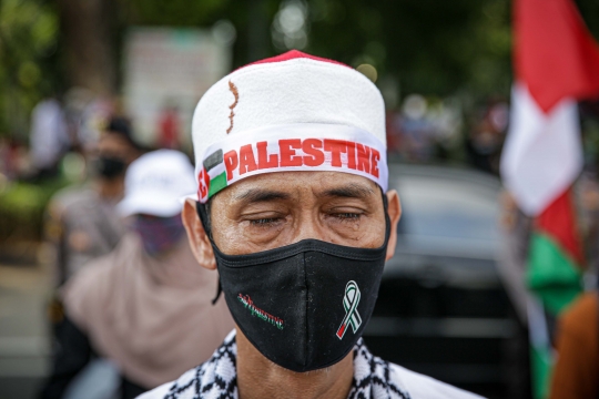 Massa Kembali Gelar Aksi Dukungan untuk Palestina