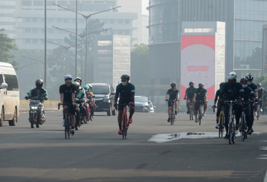 Polda Metro Kaji Sanksi Bagi Pesepeda yang Melintas di Luar Jalur Khusus