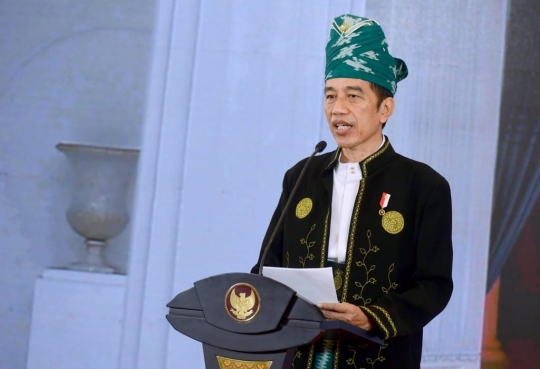 Presiden Jokowi Pimpin Upacara Hari Kelahiran Pancasila Secara Virtual