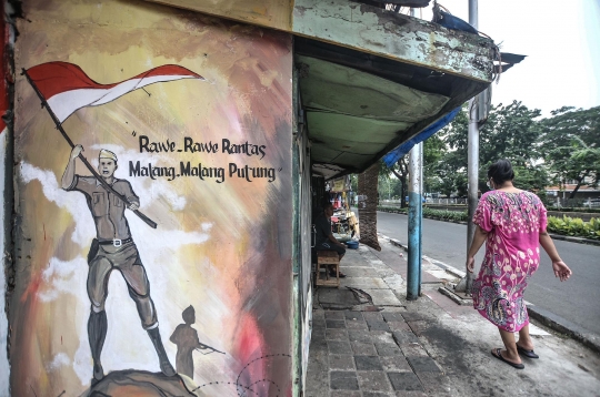 Warna-warni Mural di Kampung Pancasila