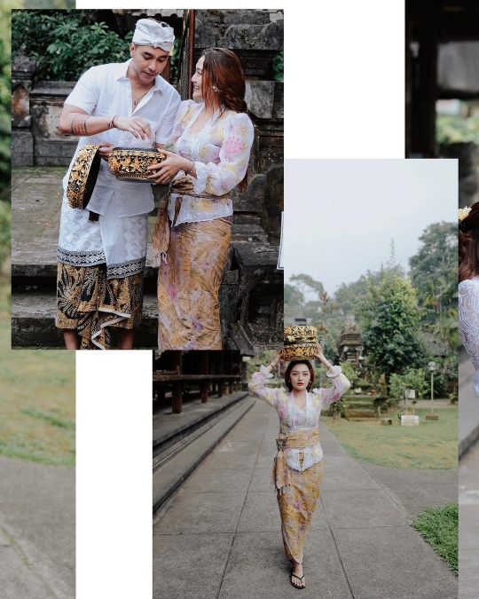 5 Potret Siti Badriah Kenakan Pakaian Adat Bali, Tampil Beda Dipuji Cantik