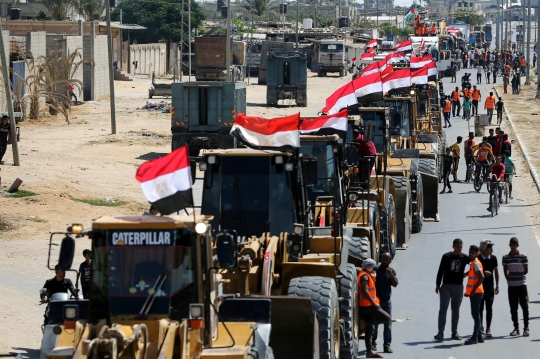Mesir Kirim Bantuan untuk Rekonstruksi Jalur Gaza