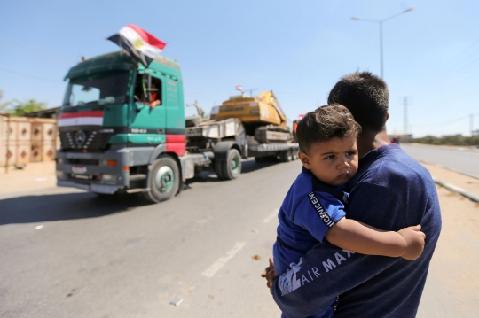Mesir Kirim Bantuan untuk Rekonstruksi Jalur Gaza