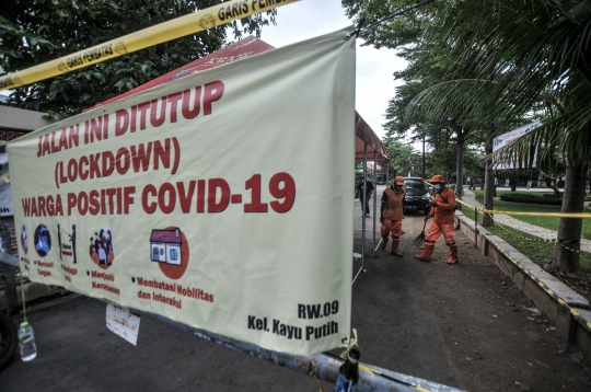 Lagi, Satu RT di Jakarta Lockdown Akibat Covid-19