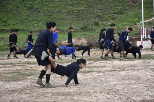 Intip Latihan Militer Gerilyawan Pemberontak Myanmar