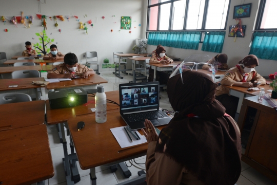 Uji Coba Pembelajaran Tatap Muka di Jakarta