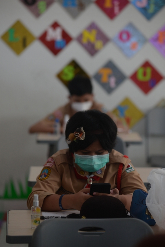 Uji Coba Pembelajaran Tatap Muka di Jakarta