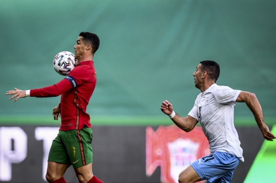 Selebrasi Cristiano Ronaldo Usai Menggempur Israel 4-0