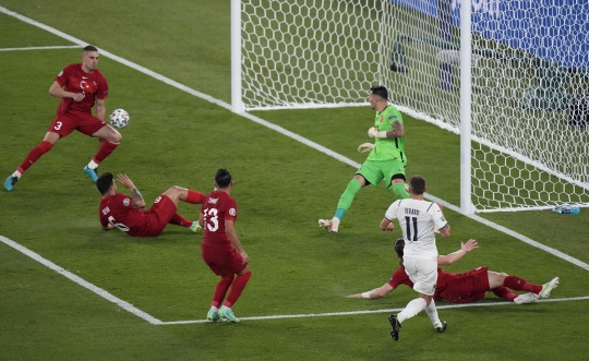 Italia Bantai Turki 3-0 di Laga Pembuka Euro 2020