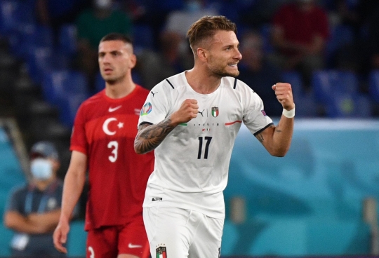 Italia Bantai Turki 3-0 di Laga Pembuka Euro 2020