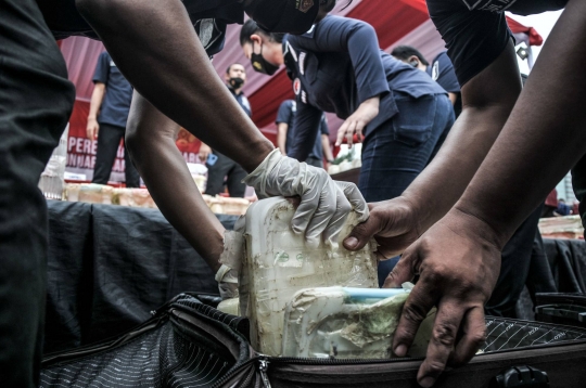 Polisi Gagalkan Penyelundupan Sabu 1,1 Ton Jaringan Timur Tengah