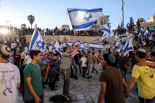 Pawai Bendera Israel di Yerusalem