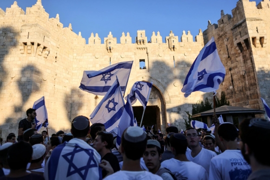 Pawai Bendera Israel di Yerusalem