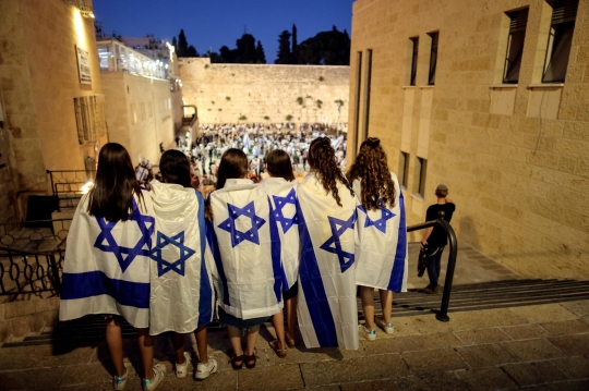 Pawai Bendera Israel di Yerusalem