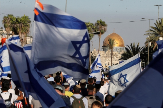 Pawai Bendera Israel di Yerusalem