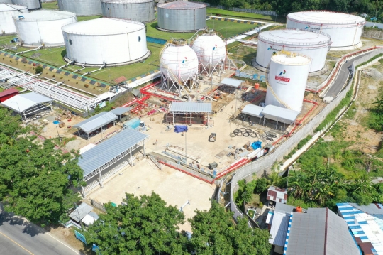 Pembangunan Terminal LPG Pertamina di Wayame Ambon Capai 95 Persen