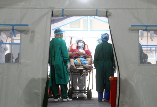RSUD Cengkareng Dilengkapi Tenda Darurat untuk Layani Pasien Corona