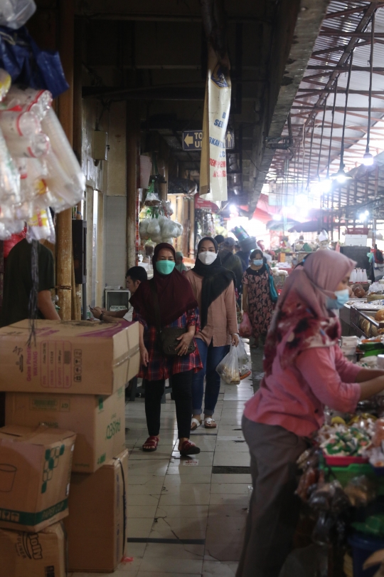 Covid-19 Melonjak, Pasar Tradisional Terapkan Pembatasan Aktivitas