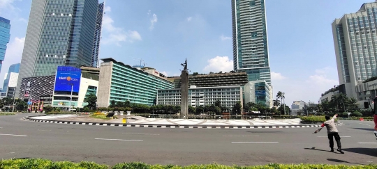 Lengangnya Jakarta di Hari Pertama PPKM Darurat