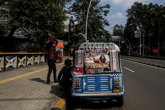 Suasana PPKM Darurat Hari kedua di Jakarta