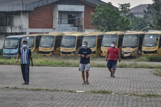 Kantor Bus Sekolah DKI Jadi Tempat Isolasi Pasien Covid-19