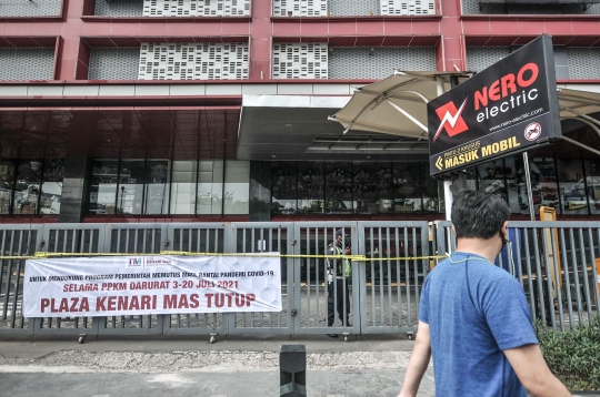 Langgar PPKM Darurat, Plaza Kenari Mas Ditutup Hingga 20 Juli