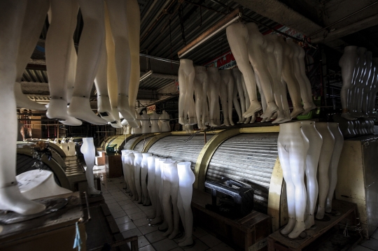 Pasar Cipulir Ditutup Selama PPKM Darurat