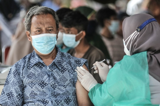 Antusias Warga Ikut Vaksinasi Keliling