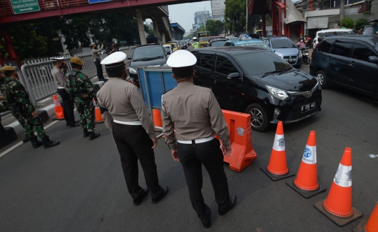 Penyekatan Kendaraan di Ibu Kota Ditambah Jadi 100 Titik