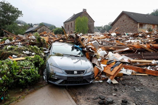 Porak-Poranda Jerman Usai Disapu Banjir