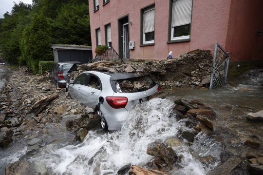 Banjir Mematikan Terjang Jerman, 58 Tewas