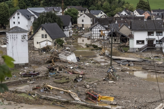 Banjir Mematikan Terjang Jerman, 58 Tewas