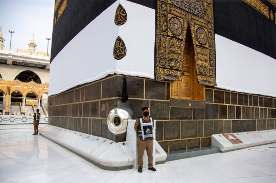 Suasana Masjidil Haram Jelang Ibadah Haji 2021