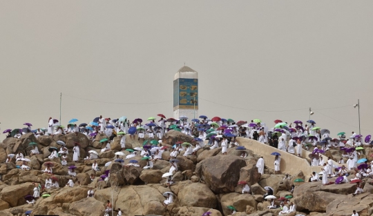 Jemaah Haji Jalani Prosesi Wukuf di Arafah