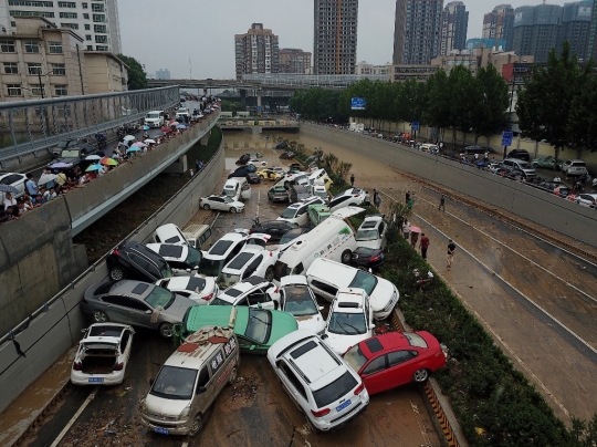 Kondisi China Diterjang Banjir Parah