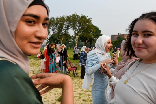 Potret Muslim AS Rayakan Iduladha di New York