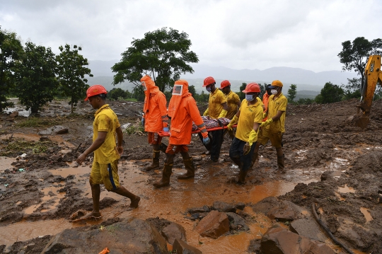 Hujan Lebat Picu Banjir dan Longsor di India, 125 Orang Tewas