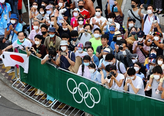 Antusiasme Penonton Olimpiade 2020 Padati Jalanan Tokyo