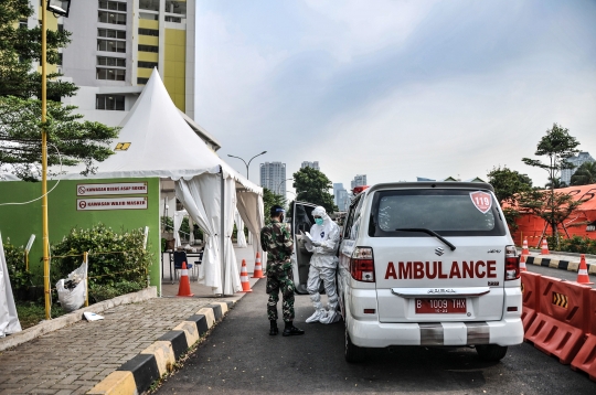 Jumlah Pasien Covid-19 di RSDC Rusun Pasar Rumput Menurun