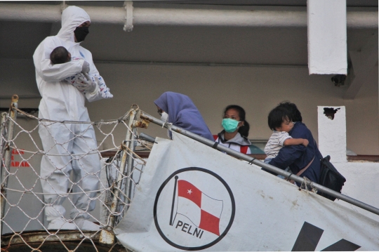 Melihat Kapal Umsini Jadi Pusat Isolasi Covid-19 Terapung di Makassar