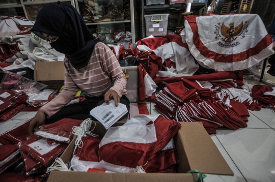 Penjualan Bendera Merah Putih via e-Commerce Meningkat