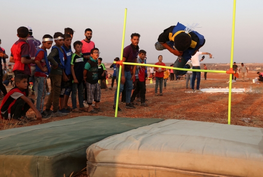 Keseruan Olimpiade 2020 ala Pengungsi Suriah