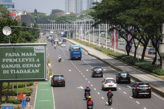 Mulai Besok, Ganjil Genap Gantikan Penyekatan di Jakarta