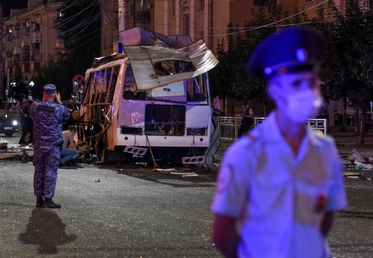 Bus Meledak di Rusia, Satu Orang Tewas