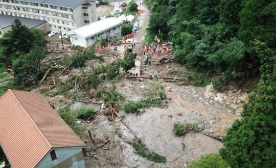 Hujan Lebat Sebabkan Banjir dan Longsor di Jepang