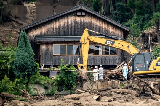 Hujan Lebat Sebabkan Banjir dan Longsor di Jepang